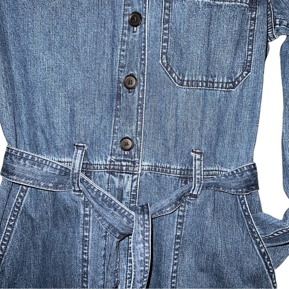 J Crew Point Sur denim jumpsuit size 6 - Picture 2 of 9